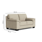 Hallow 2 seat in protection leather light grey_1-5