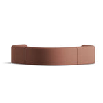 Rectan 5 seat corner modular_Brown_1-5