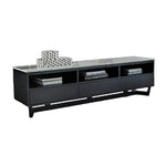 Black Wooden TV Table