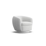 Pobble Swivel Armchair_White