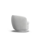 Pobble Swivel Armchair_White