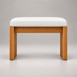 Addelino Wooden Frame Pedicure Footrest combines panel-style end supports with a warm wood base against a grey backdrop.