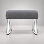Anoltina Pedicure Footrest displays angled sled supports together with rounded cushion edges against a grey backdrop.
