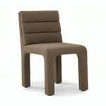 Broady Mocha Brown Fabric Manicure Chair product photo showing premium upholstered fabric in a clean studio setting.