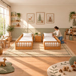 Additional view of Eskilona Wooden Kids Twin Bed with Nightstand, showing engineered Wood for everyday interior styling.