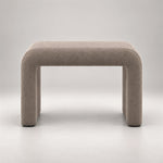 Hoksala Upholstered Pedicure Footrest with a continuous upholstered frame and padded panel legs against a grey backdrop.