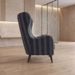Product image of Kingaro Grey Pedicure Chair, emphasizing padded armrests with the finish and form clearly visible.