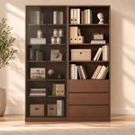 Lofkaro 3 Drawer Storage Display Cabinet product photo showing glass-front display compartments in a clean studio setting.