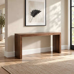 Alternate product view of Lucary Wooden Console Table, featuring clean rectangular frame for a modern entryway interior.