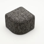 Product image of Makina Wooden Coffee Table with Ottomans, highlighting multifunctional seating in a modern home setting.