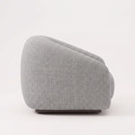Tinkary Light Grey Pedicure Chair product view showing plush cushioning, curved armrests, supportive backrest, durable base.