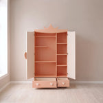 Alternate angle of Wilso Kids Wardrobe, showing crown-Inspired Top in a clean, contemporary children's bedroom setting.