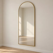 Schleno Gold Arched Wall Mirror