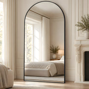 Odlosa Black Arched Floor Mirror