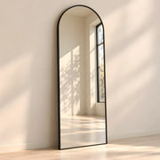 Antokina Black Arched Floor Mirror