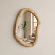 Ovalle Organic Wooden Wall Mirror