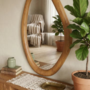 Solara Organic Wooden Wall Mirror