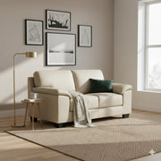 Hallow 2 seat in protection leather light grey_Lifestyle