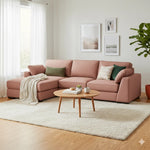 Titan 3 seat & chaise_Lifestyle