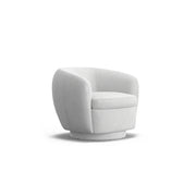 Pobble Swivel Armchair_White
