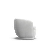 Pobble Swivel Armchair_White