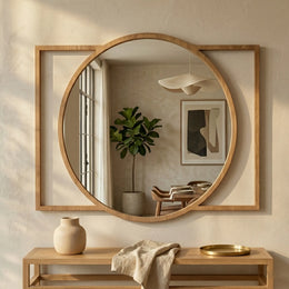 Orbit Round Frame Wall Mirror