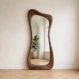 Ly Kara Wood Frame Full-Length Floor Mirror