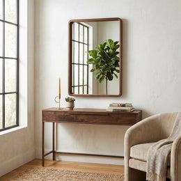 Rounded Rectangle Wall Mirror