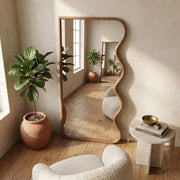 Ripple Edge Full-Length Floor Mirror