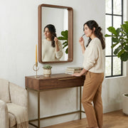 Rounded Rectangle Wall Mirror
