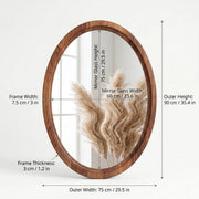 Aurelia Oval Wall Mirror