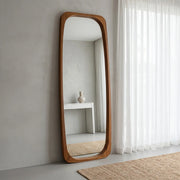 Monarch Arch Full-Length Wood Frame Floor Mirror
