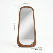Harbor Arch Full-Length Wood Frame Floor Mirror