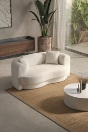 Aella Off White Bouclé Sofa (2 & 3 Seater)