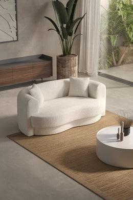 Aella Off White Bouclé Sofa (2 & 3 Seater)
