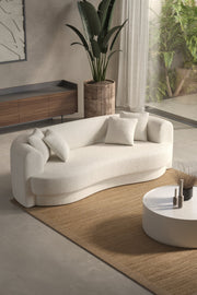 Aella Off White Bouclé Sofa (2 & 3 Seater)