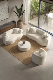 Aella Off White Bouclé Sofa (2 & 3 Seater)
