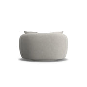 Aora Swivel Armchair-Pebble