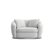 Aora Swivel Armchair – white