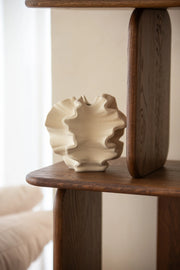 Lunova Dark Wooden Bookcase