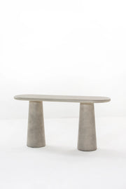 Dune Greige Concrete Console Table
