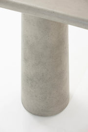 Dune Greige Concrete Console Table