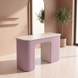 Floota Premium Manicure Table with Rounded Corners