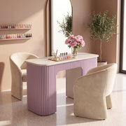 Floota Premium Manicure Table with Rounded Corners