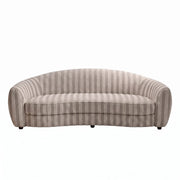 Zigzaro Beige Striped 3-Seater Sofa