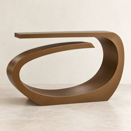 Aalomy Wooden Console Table