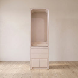 Aaradhya Premium White Pooja Mandir with Storage
