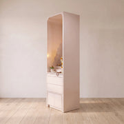 Aaradhya Premium White Pooja Mandir with Storage