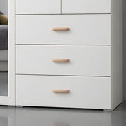 Acelora 5 Door Wooden Wardrobe with Drawers