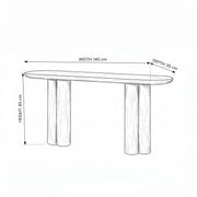 Aeromila Wooden Console Table